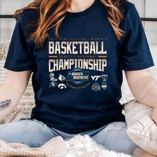 Trending NCAA Di Women’s Basketball Seattle Regional 2023 t-shirts