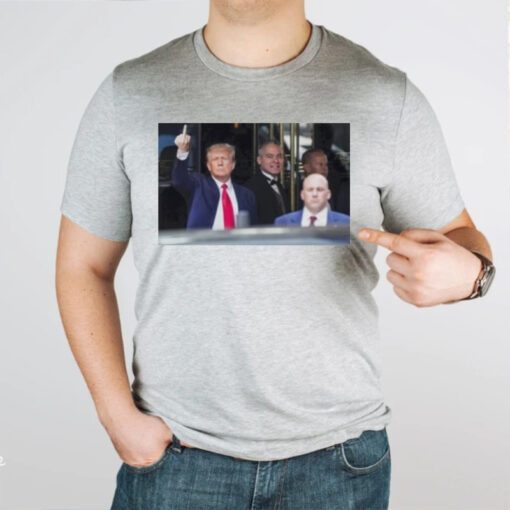 Trump Raise Middle Finger T-Shirt