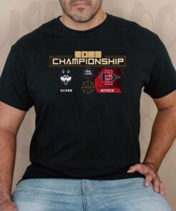 UConn vs. San Diego State 2023 NCAA Men’s Basketball tournament National Championship Matchup t-shirts