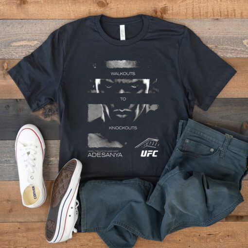 Ufc Israel Adesanya Walkouts To Knockouts T-Shirts