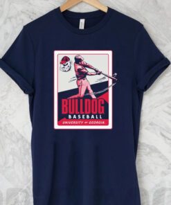University of Georgia Baseball Card Pocket T-Shirt