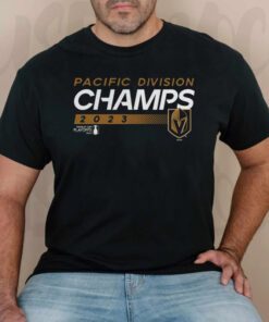 Vegas Golden Knights 2023 Pacific Division Champions T Shirts