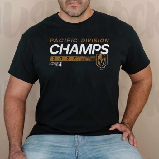 Vegas Golden Knights 2023 Pacific Division Champions T Shirts