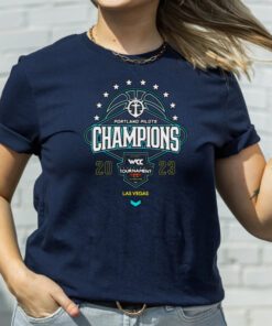 WCC Bear Black Portland Pilots 2023 Champions T-Shirt