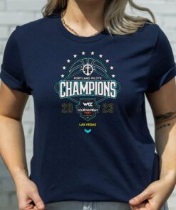 WCC Bear Black Portland Pilots 2023 Champions T-Shirts