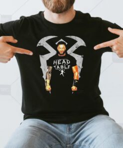 WWE Roman Reigns Head of the Table Photo Real Portrait T-Shirt
