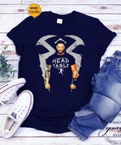 WWE Roman Reigns Head of the Table Photo Real Portrait TShirts