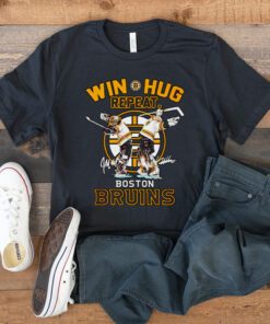 Win Hug Repeat Boston Bruins Signature T Shirt