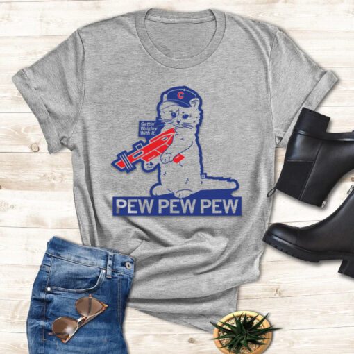 Wrigley With It Pew Pew Pew t shirt