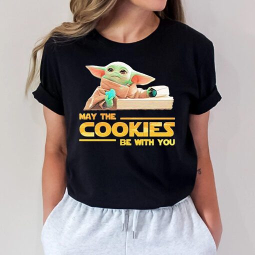 Yoda May the cookies be with You t shirt