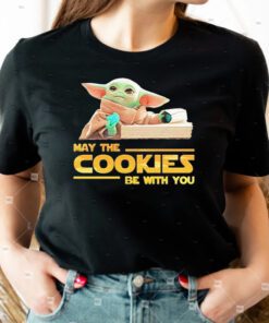 Yoda May the cookies be with You t shirts
