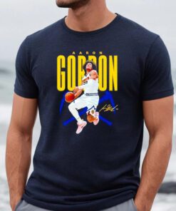 aaron Gordon Denver Nuggets basketball signature shirt