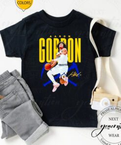 aaron Gordon Denver Nuggets basketball signature t shirt