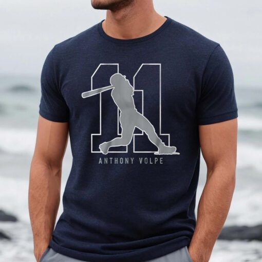 anthony volpe 11 new york t-shirt