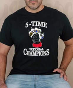 best uconn huskies 5 time national champions Tshirts