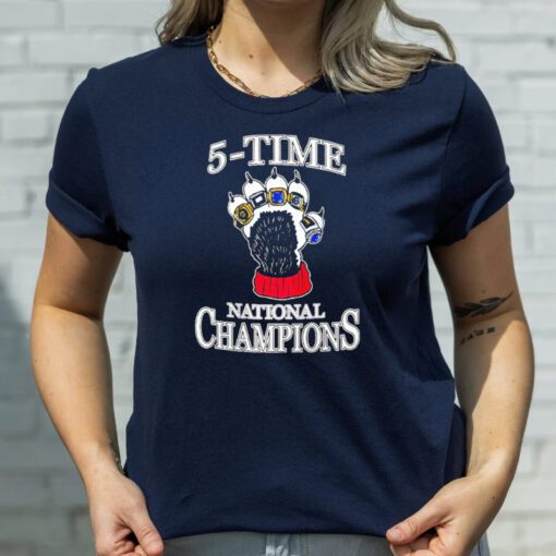 best uconn huskies 5 time national champions shirts