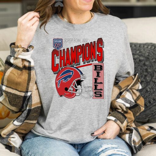 champions super bowl bills NFL T-shirt