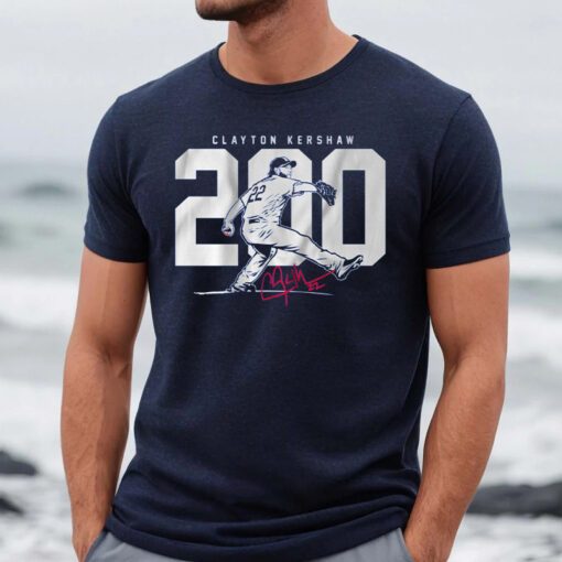 clayton kershaw 200 tshirts