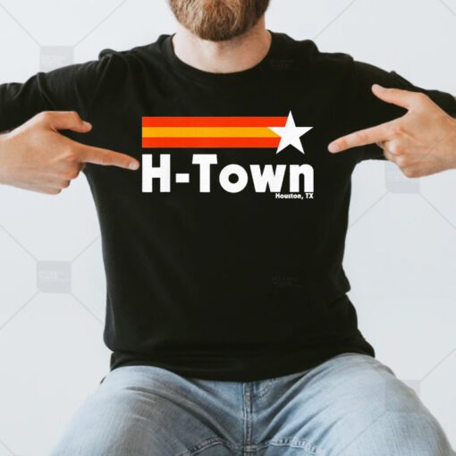 distressed htown houston Texas strong retro houston shirts