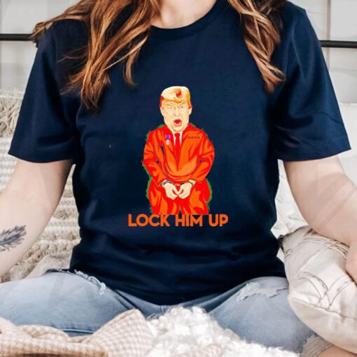 donald Trump prison lock him up 2023 Tshirt