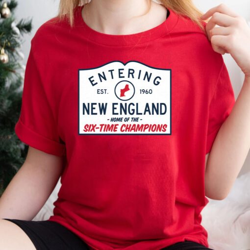 entering new england t-shirt