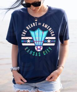 heart of America Kansas city soccer tshirt