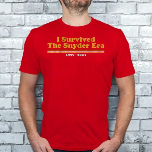 i survived the snyder era t-shirt