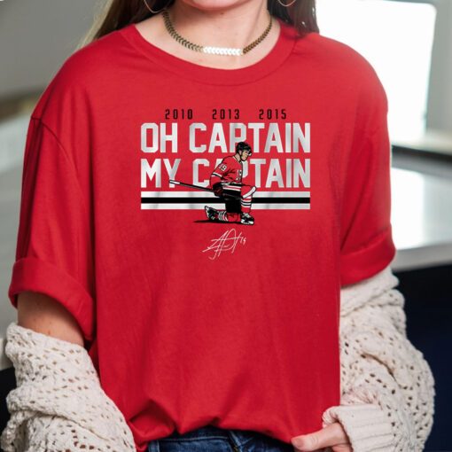 jonathan toews oh captain my captain t shirts