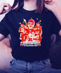 kansas city Chiefs AFC champions players tshirts