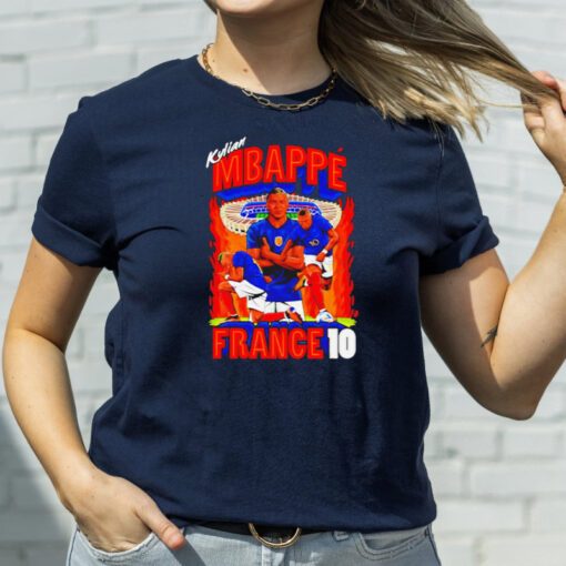 kylian mbappé France 10 t-shirt