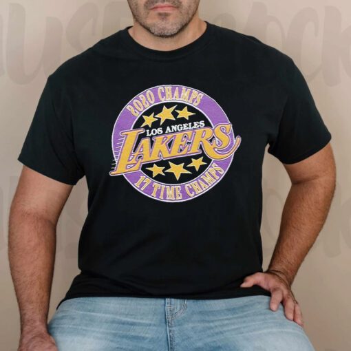 los angeles Lakers 17 time champs tshirts