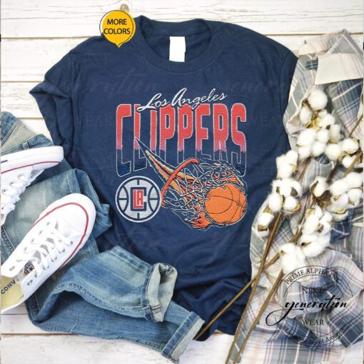 los angeles clippers on fire t shirts