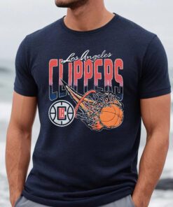 los angeles clippers on fire tshirts