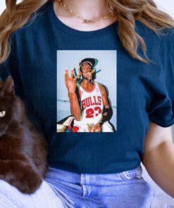 michael Jordan smoking cigar tshirt