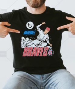 mlb x topps atlanta braves baseball T-shirts