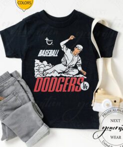 mlb x topps los angeles Dodgers T shirt