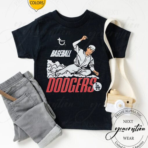 mlb x topps los angeles Dodgers T shirt