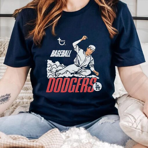 mlb x topps los angeles Dodgers T-shirts
