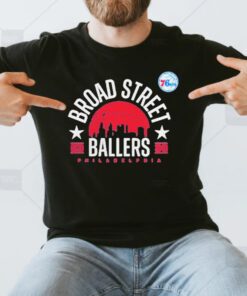 nBA philadelphia 76ers fanatics broad street ballers t shirt