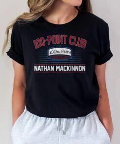 nathan mackinnon 100 point club tshirts