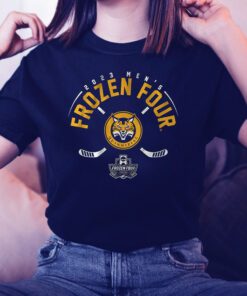 quinnipiac hockey frozen four t-shirt