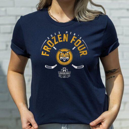 quinnipiac hockey frozen four t-shirts