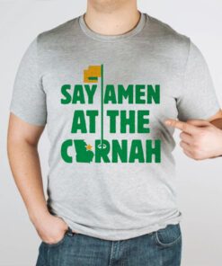 say amen at the cornah raglan tshirts