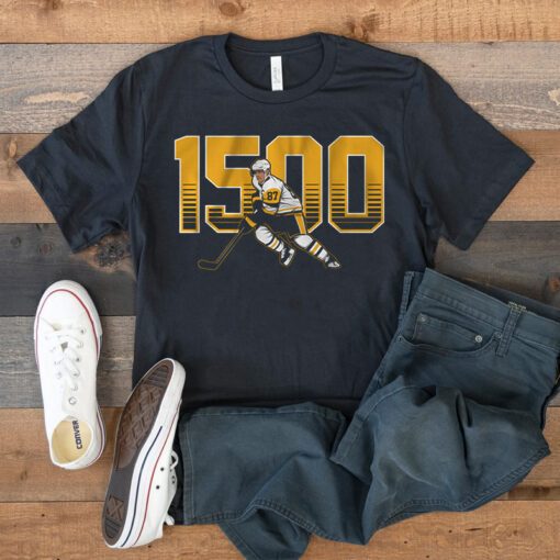 sidney crosby 1,500 points t-shirt