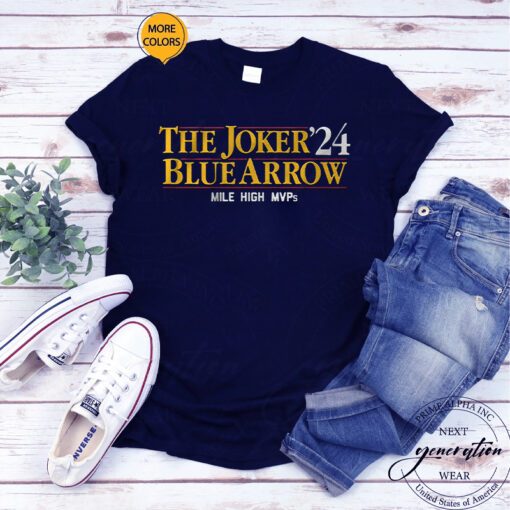 the joker blue arrow 24 t shirts