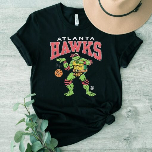 tmnt raphael x atlanta hawks T-shirts