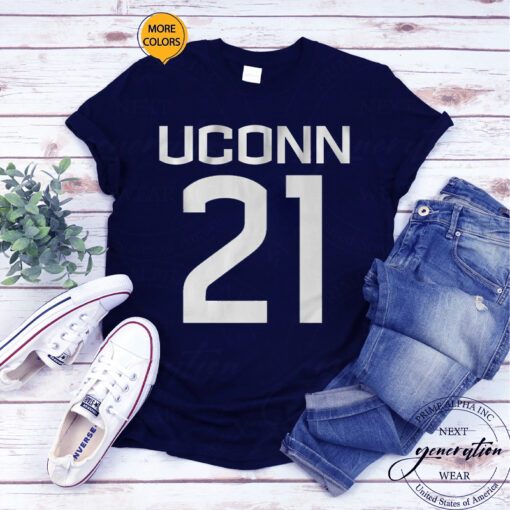 uconn basketball adama sanogo 21 t-shirts