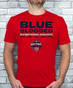 uconn basketball blue blooded t-shirt