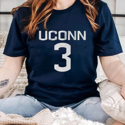 uconn basketball joey calcaterra 3 t-shirts