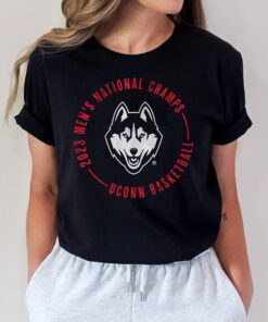 uconn mens national championship circle text tshirt